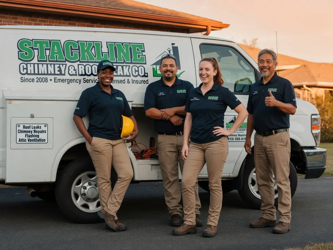 Chimney flashing repair company in New London, MN